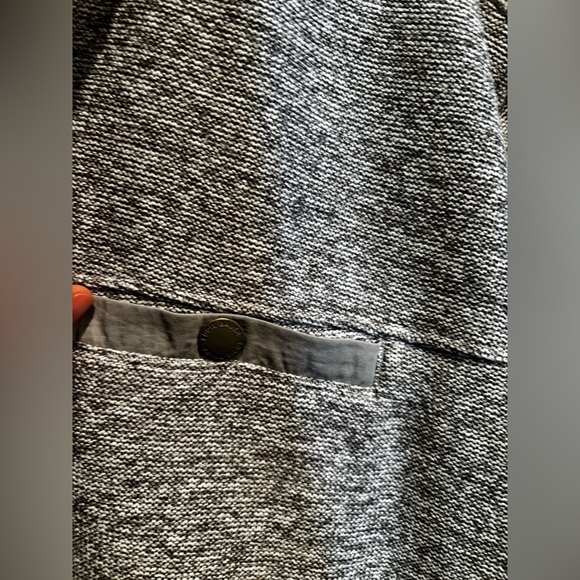 Eddie Bauer Men's Heather Gray Zip-Up Sweater large winter fall neutral basic - Picture 3 of 14